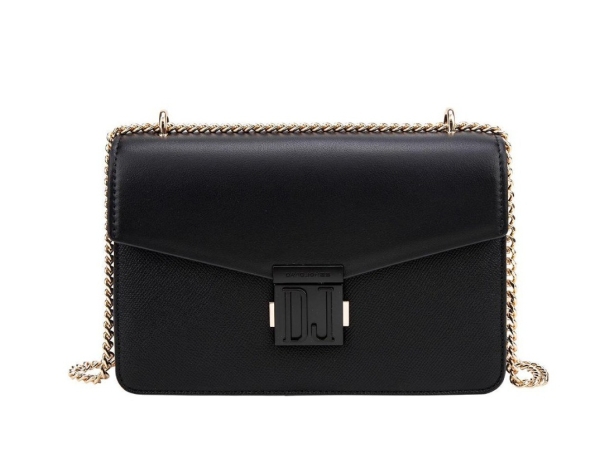 Дамска чанта през рамо черна CM7405-1 David Jones