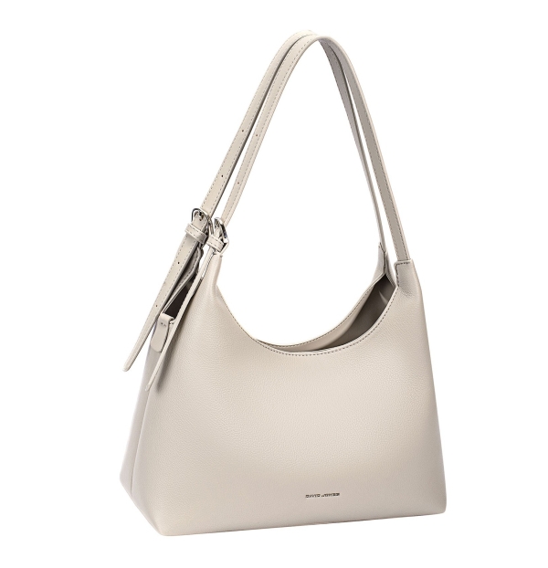 Дамска елегантна чанта бежова CM8213 David Jones