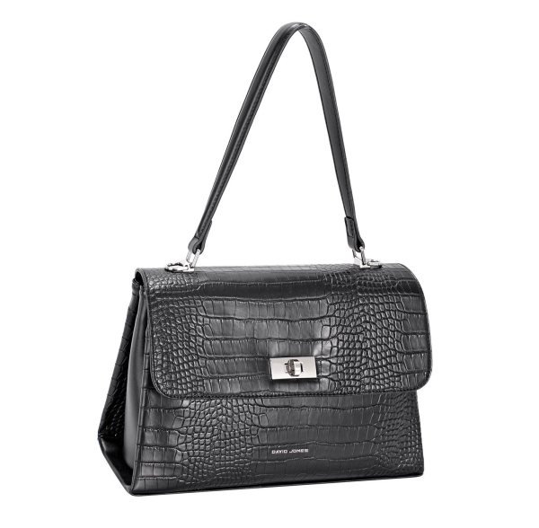 Дамска елегантна чанта черна CM8320 David Jones