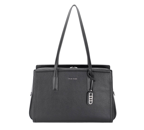 Дамска елегантна чанта черна CM8334 David Jones