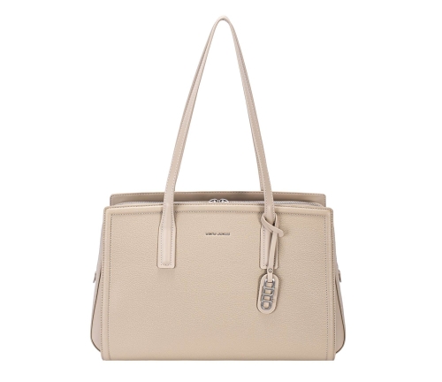 Дамска елегантна чанта тъмно бежова CM8334 David Jones