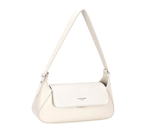 Дамска елегантна чанта бежова CM8344 David Jones