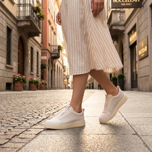 Дамски спортни обувки от естествен набук бежови Y563-1