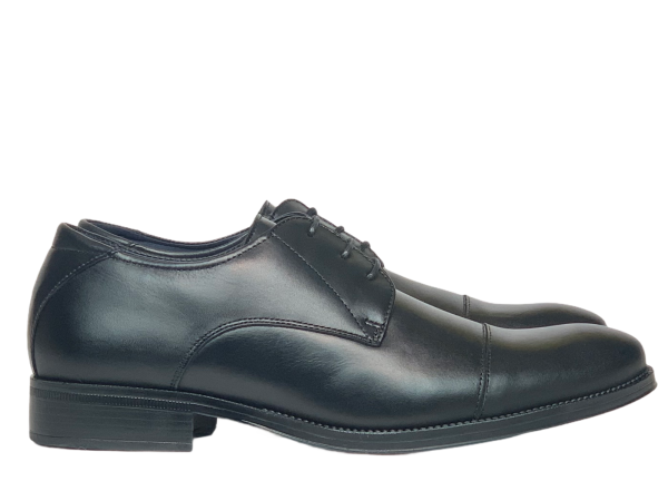 Мъжки елегантни обувки от естествена кожа черни 2752 Baerchi