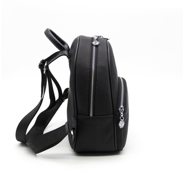 Дамска раница черна 945 M86 petek Silver&Polo