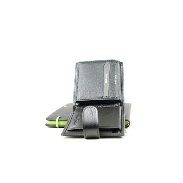 Мъжки кожен портфейл черен 36P