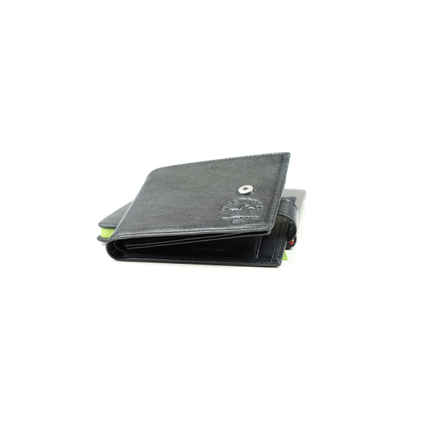 Мъжки кожен портфейл черен 36P