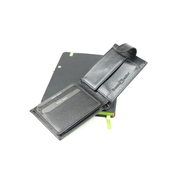 Мъжки кожен портфейл черен 36P