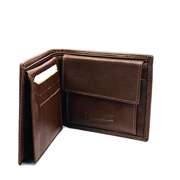 Мъжки кожен портфейл кафяв 36/3