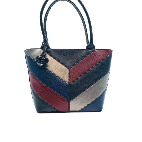 Дамска елегантна чанта в комбинация от цветове 2564