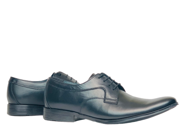 Мъжки елегантни обувки от естествена кожа черни 58/0769 Г