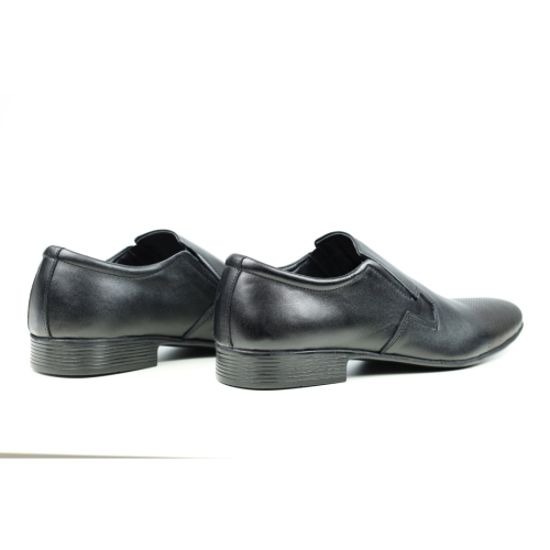 Мъжки елегантни обувки от естествена кожа черни 771