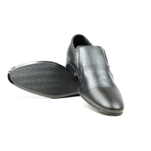 Мъжки елегантни обувки от естествена кожа черни 771