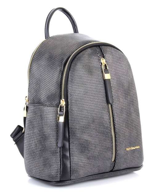 Дамска раница в тъмно сребро 901 M86 Petek Silver&Polo