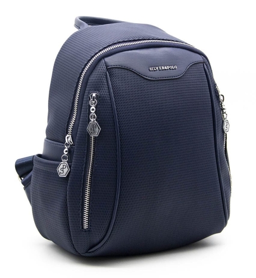 Дамска раница в тъмно синьо 906 M86 Petek Silver&Polo