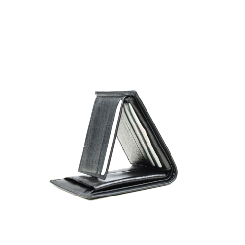 Мъжки кожен портфейл черен 36