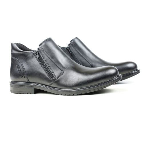 Мъжки ежедневни боти от естествена кожа черни 32  Ландерджак