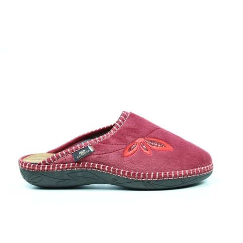 Дамски домашни пантофи бордо 2115