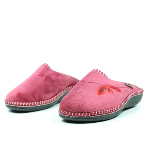 Дамски домашни пантофи бордо 2115