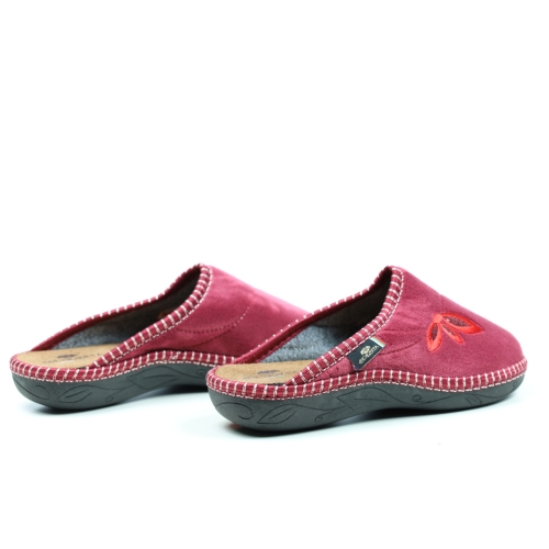 Дамски домашни пантофи бордо 2115