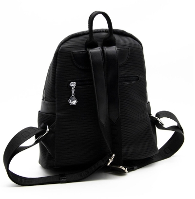 Дамска раница черна 926 M86 PETEK Silver&Polo