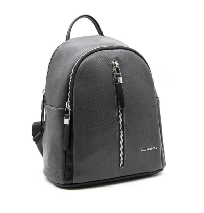 Дамска раница тъмно синя 901 M69 Marlo Soft Silver&Polo