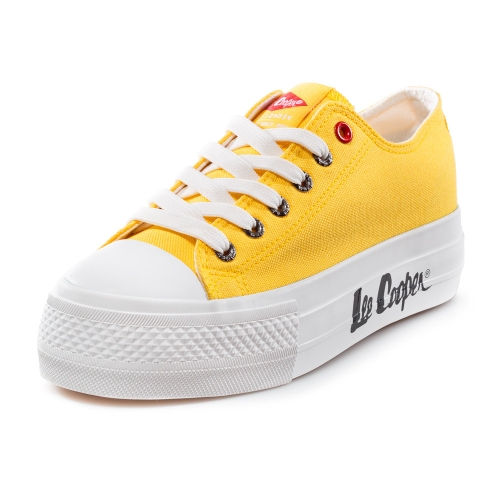 Дамски кецове жълти LC G-801-15 Lee Cooper