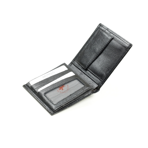 Мъжки кожен портфейл черен 504/1-5