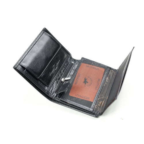 Мъжки кожен портфейл черен 02/1/5