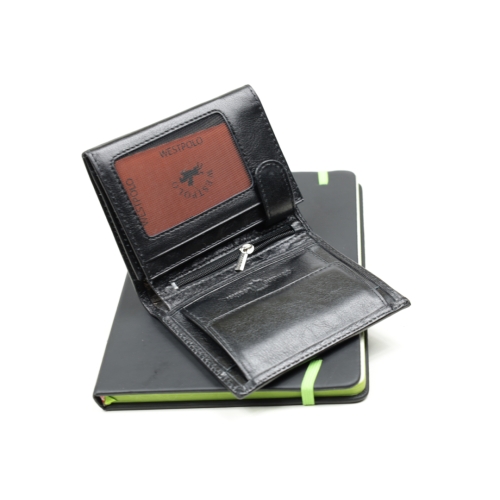 Мъжки кожен портфейл черен 02/1/5