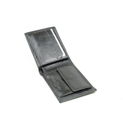 Мъжки кожен портфейл черен 208