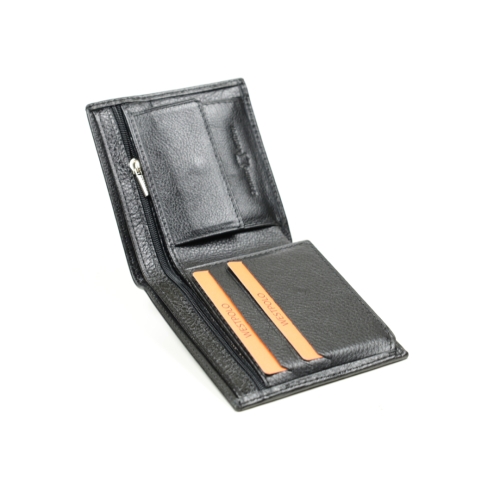 Мъжки кожен портфейл черен 56/1-5