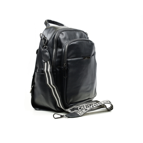 Дамска раница черна 3203-13