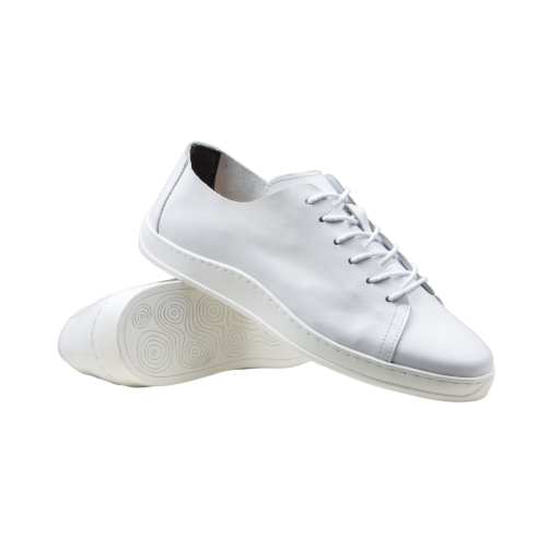 Мъжки спортни обувки от естествена кожа в бяло C12309 Rolex