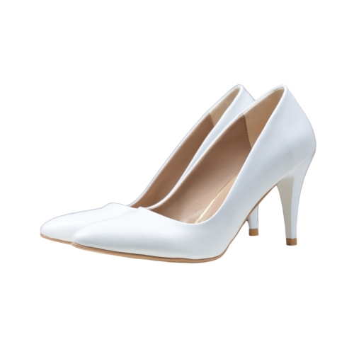 Дамски елегантни обувки в бяло 150