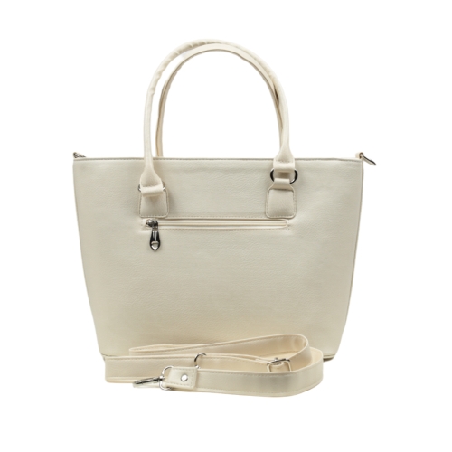 Дамска елегантна чанта бежова 2530