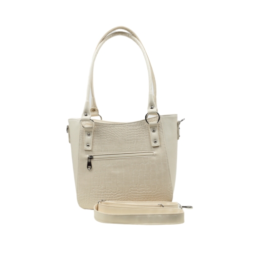 Дамска елегантна чанта бежова 2426