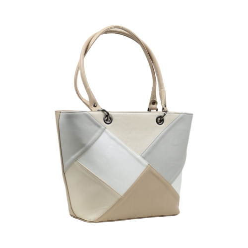 Дамска елегантна чанта бежова 2455