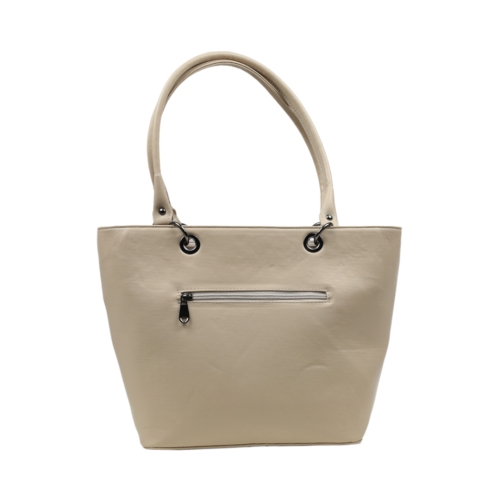 Дамска елегантна чанта бежова 2455