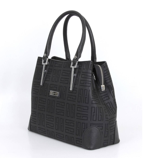 Дамска елегантна чанта черна 667 M11 PP Labirent