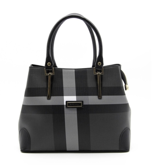 Дамска елегантна чанта черна 667 M129 Kareli Ekose