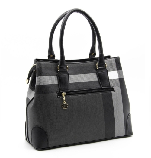 Дамска елегантна чанта черна 667 M129 Kareli Ekose