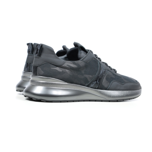 Мъжки спортни обувки от естествена кожа черни 3501 EVA