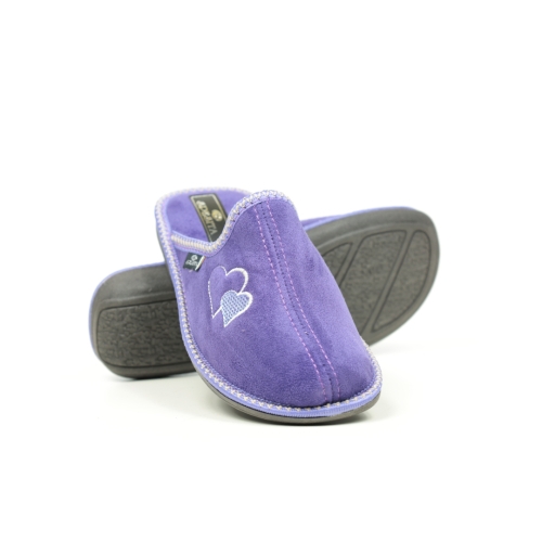Дамски домашни пантофи лилави 20-101