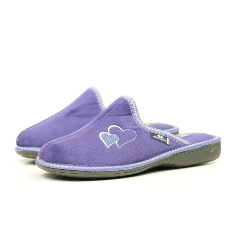 Дамски домашни пантофи лилави 20-101
