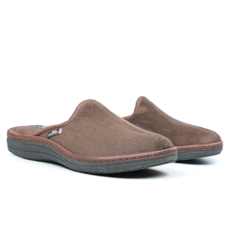 Мъжки домашни пантофи кафяви 2230