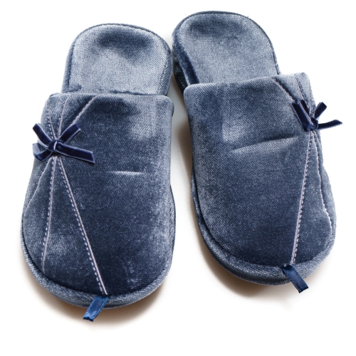 Дамски домашни пантофи в синьо P 222-3