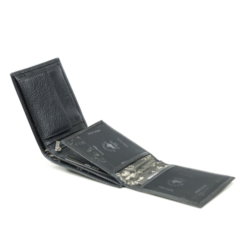 Мъжки кожен портфейл черен 63