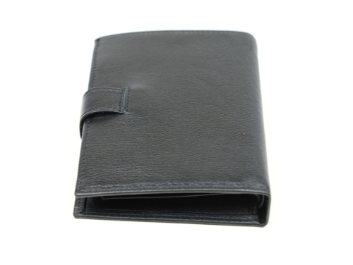 Мъжки кожен портфейл черен 711P