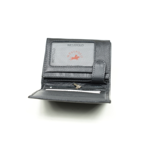 Мъжки кожен портфейл черен 67/1/5